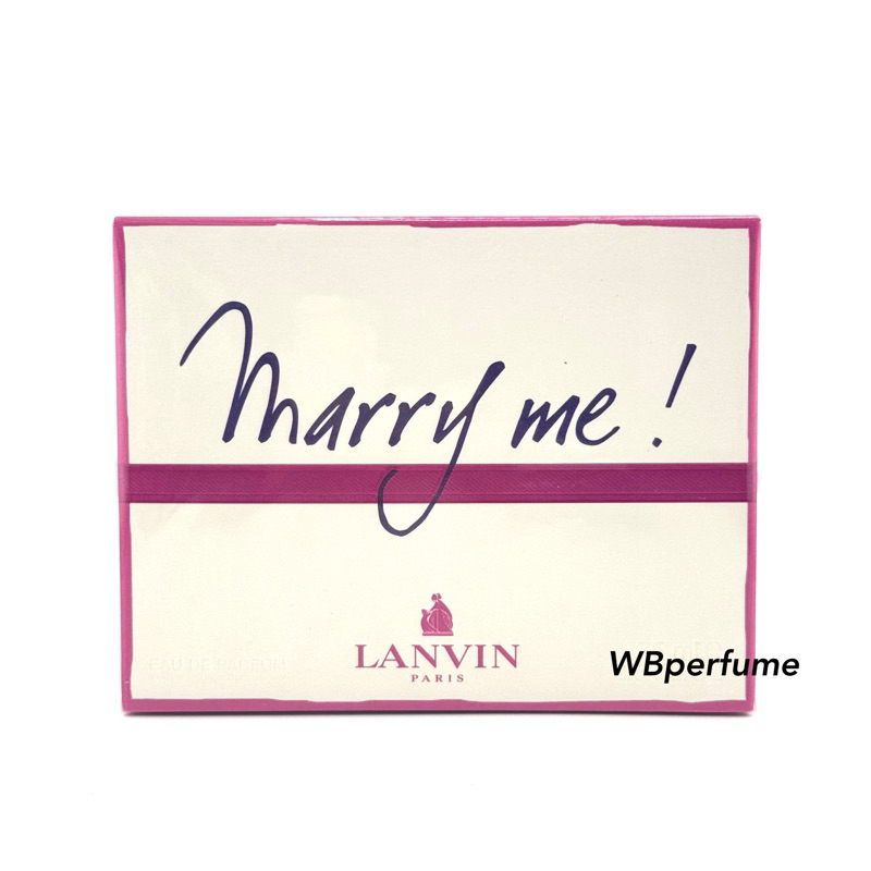 น้ำหอมแท้100% Lanvin Marry Me EDP 75ML