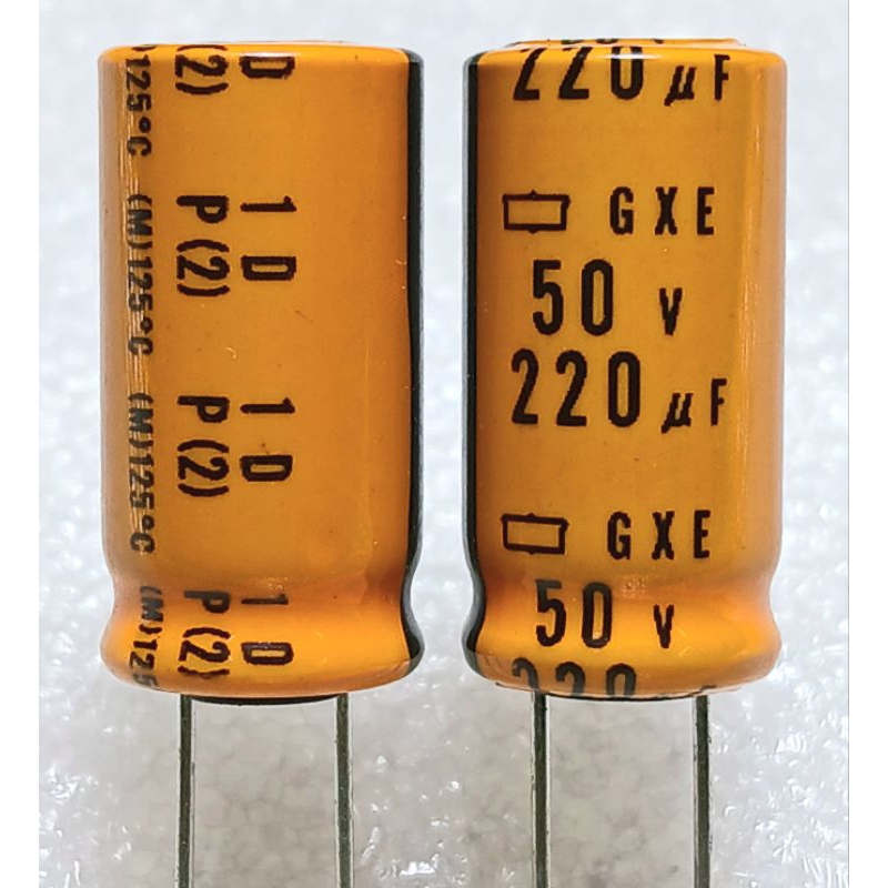NCC Nippon Chemi-Con  GXL 220uf 50v capacitor ตัวเก็บประจุ คาปาซิเตอร์ระยะขา 5มิล 5mm