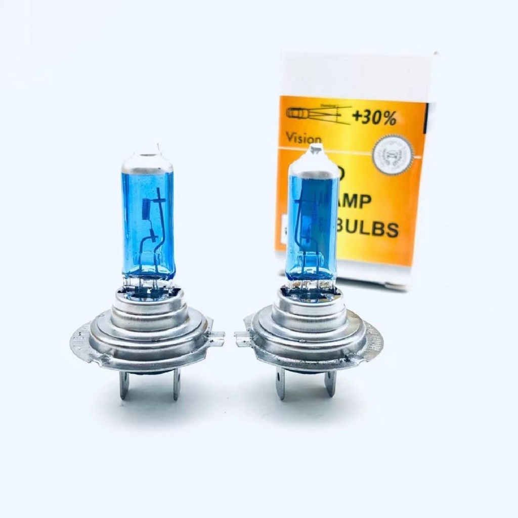 ไฟซีนอล แสงสีขาวอมเหลือง มอเตอร์ไซค์ รถยนต์ H1/H3/ H4/H7/H11/9006/9005/H11 100w 12v 1หลอด หน้ารถยนต์