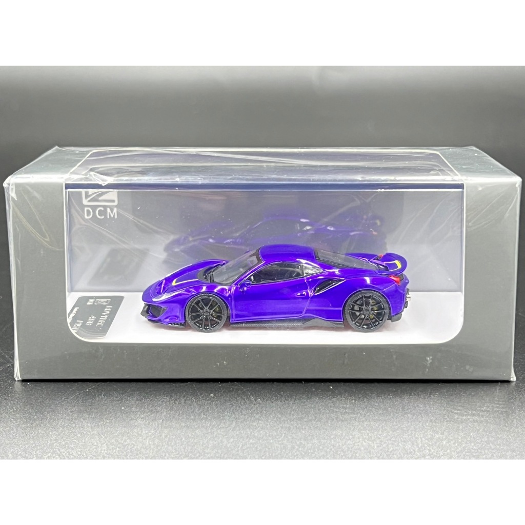DCM 1/64 Limited​ 999 pcs Novitec 488 Pista diecast model. purple