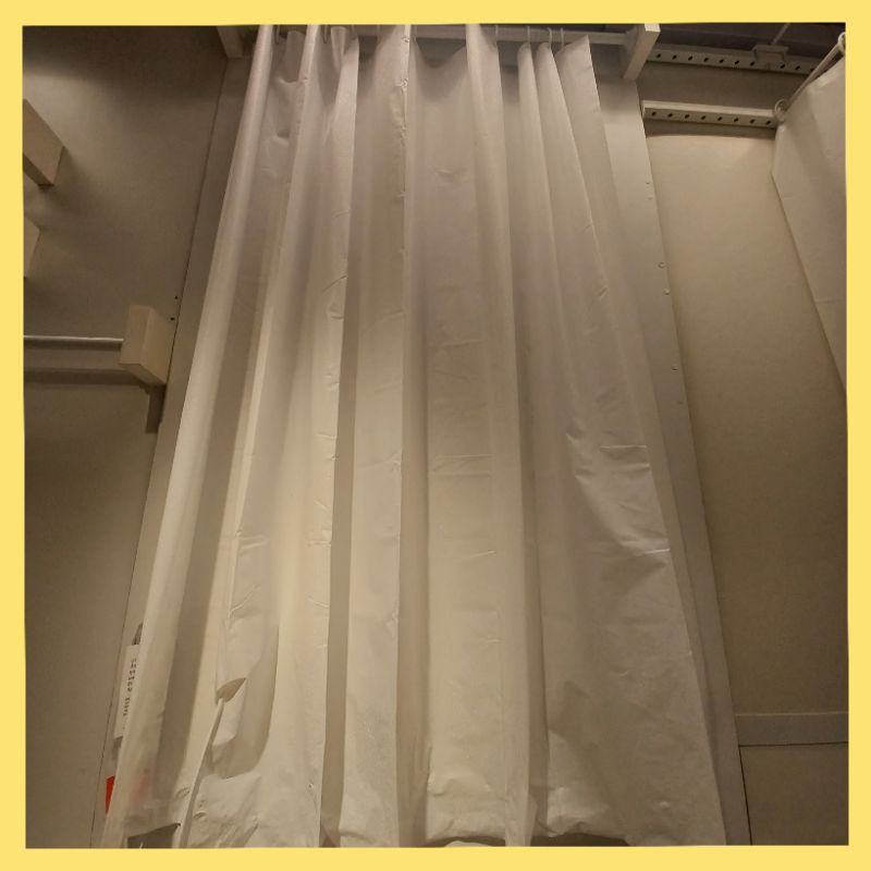 แนะนำ ผ้าม่าน ผ้าม่านห้องน้ำ ขนาด 180×200 ซม. จากอีเกีย ราคาพิเศษ มีเก็บเงินปลายทาง