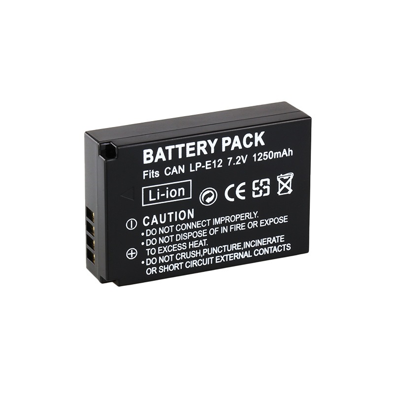 Canon LP-E12 Camera Battery แบตเตอรี่กล้อง for EOS M, M2, 100D, M100, M200, M50, M50 Mark II, PowerShot SX70 HS