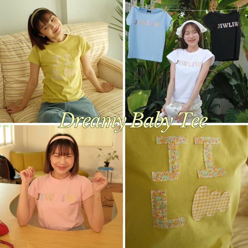 Dreamy Baby Tee เสื้อเบบี้ที ปักลายผ้า