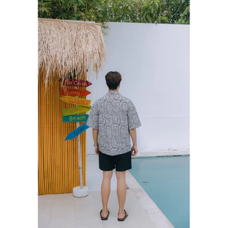 KINS | Hawaii Shirt เสื้อฮาวาย ทรง Oversize ชุดเดินชายทะเล (รหัส : HW24)