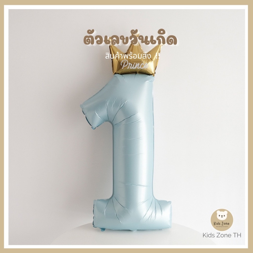 พร้อมส่งไทย ตัวเลข Happy birthday สำหรับตกแต่งวันเกิด