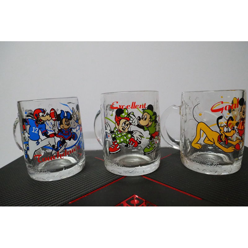 แก้วน้ำ Vintage Coca Cola x Disney Glass Mug Collection