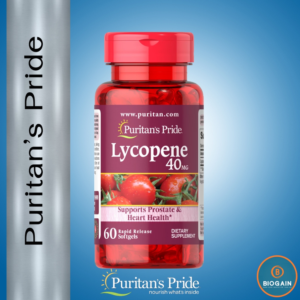 Puritan's Pride Lycopene 40 mg / 60 Softgels