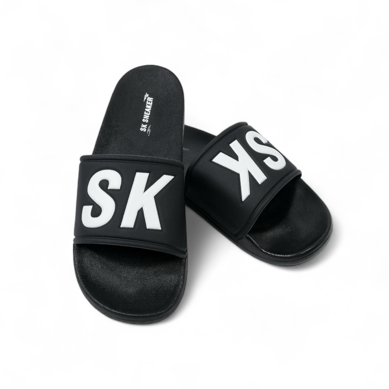 SK SNEAKER BASIC LOGO SANDALS BLACK