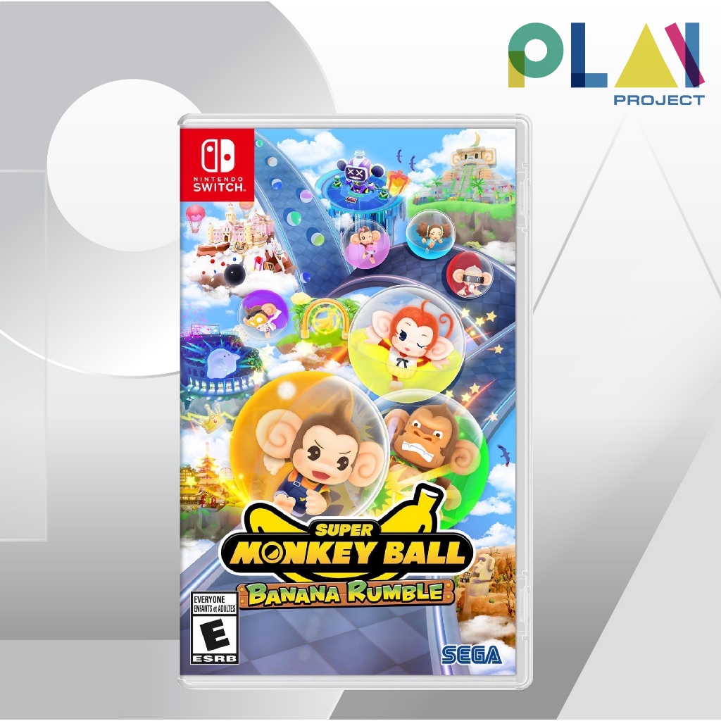 Nintendo Switch : Super Monkey Ball Banana Rumble [มือ1] [แผ่นเกมนินเทนโด้ switch]