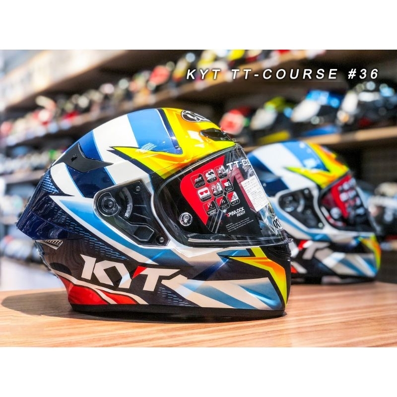 หมวก kyt TT Course หมวกกันน็อคเต็มใบ