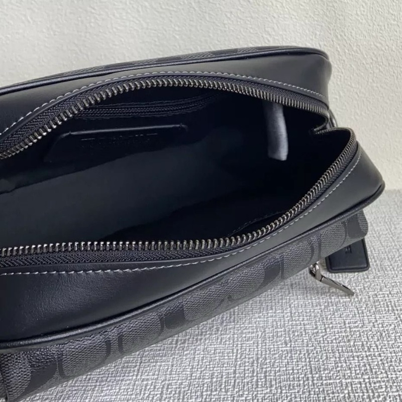 พร้อมส่งที่ไทยแท้ 100% รุ่นใหม่ Coach Elias Crossbody In Signature Canvas 9 3/4“