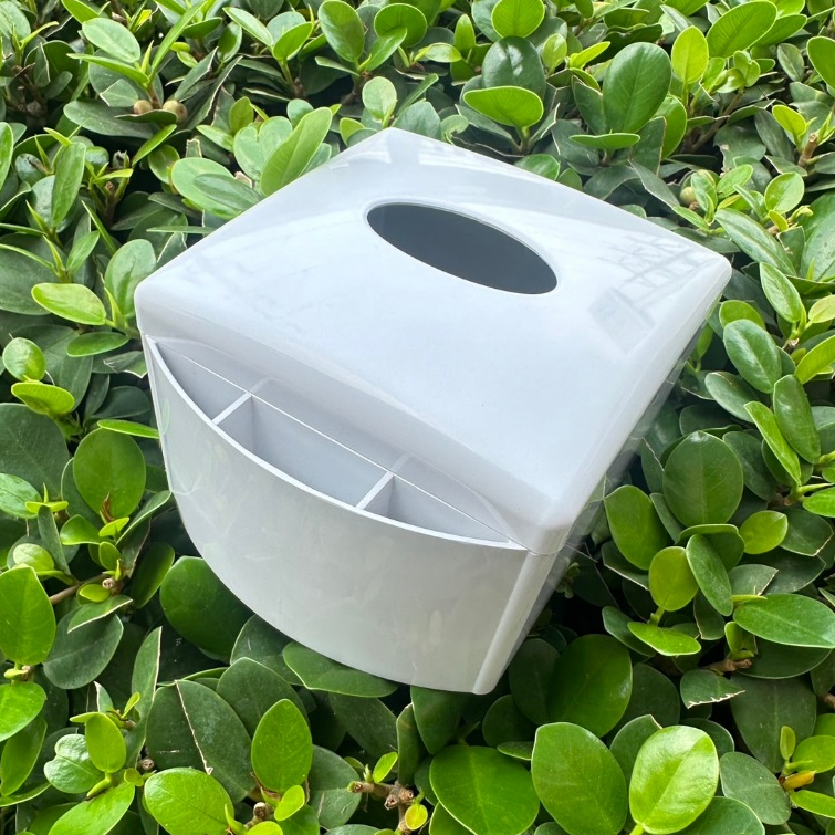 กล่องทิชชู่ ทรงสูง ทรงเตี้ย สะอาดตา พร้อมจัดส่ง - รูปที่ 4