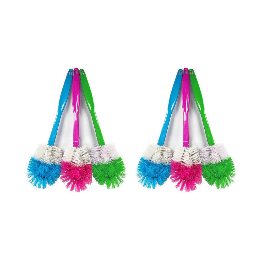 Rhino แปรงล้างห้องน้ำ ขัดโถล้างสุขภัณฑ์ (คละสี)(3ชิ้น/6ชิ้น/12ชิ้น) - รูปที่ 2