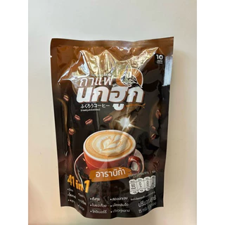 กาแฟนกฮูก กาแฟเพื่อสุขภาพชนิดผง 41 อิน 1 [โปร1แพค 10ซอง]แพคเกจถุงใสนะคะ