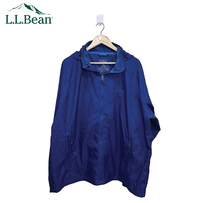 เสื้อกันหนาว เสื้อกันลม กันแดด LLbean หมวกพับได้