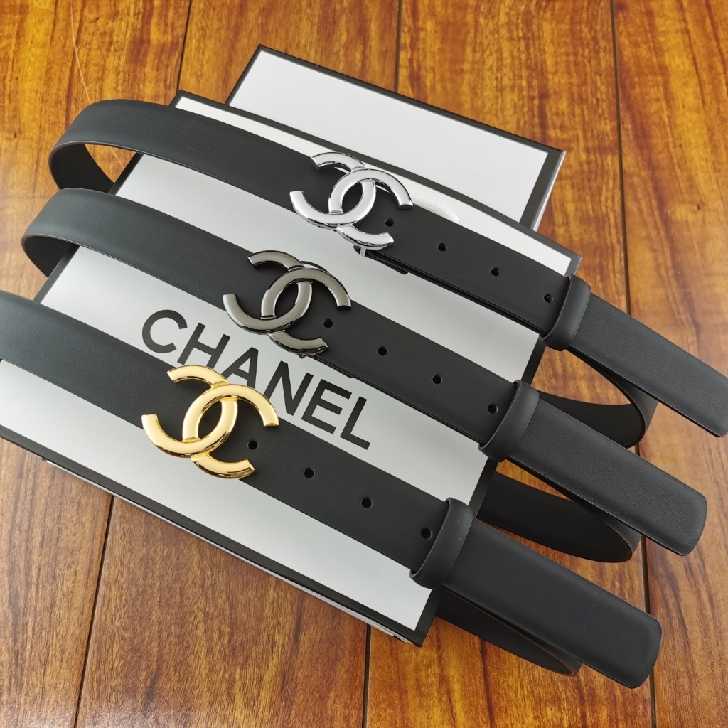 Chanel/ชาแนล ตัวอักษร / เข็มขัดสุภาพสตรี /