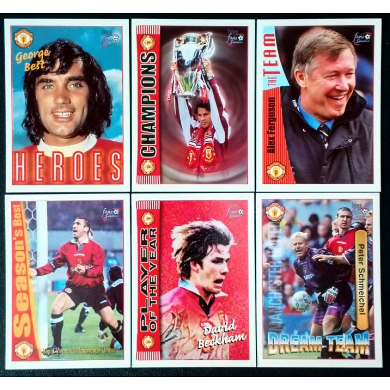 การ์ดฟุตบอล แมนเชสเตอร์ ยูไนเต็ด INSERT / BASE FUTERA FANS SELECTION MANCHESTER UNITED 1997 SOCCER CARD