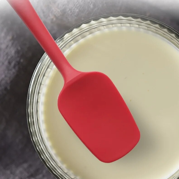 ไม้พายทรงช้อน ซิลิโคน ใหญ่ คละสี - รูปที่ 2