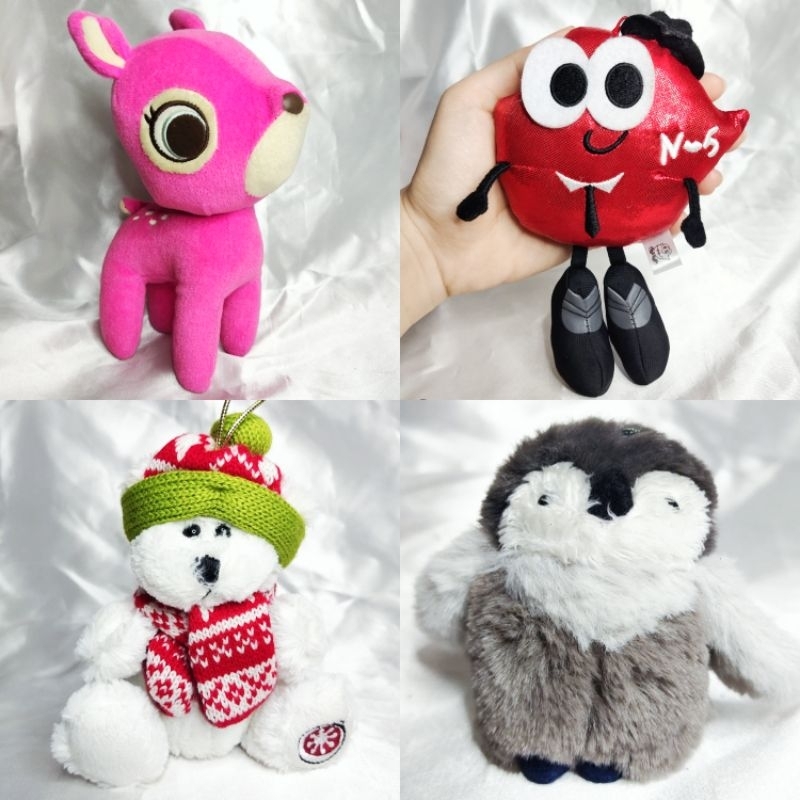 ตุ๊กตา Nissy Entertainment / ตุ๊กตากวาง Bambiana ตุ๊กตาหมี Hugfun International Teddy Bear เพนกวิน Penguin ญี่ปุ่นมือสอง