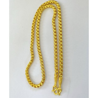 สร้อยคอbox 1 บาท ชุบเศษทองเยาวราช เหมือนแท้ 100% ไม่ลอก ไม่ด…