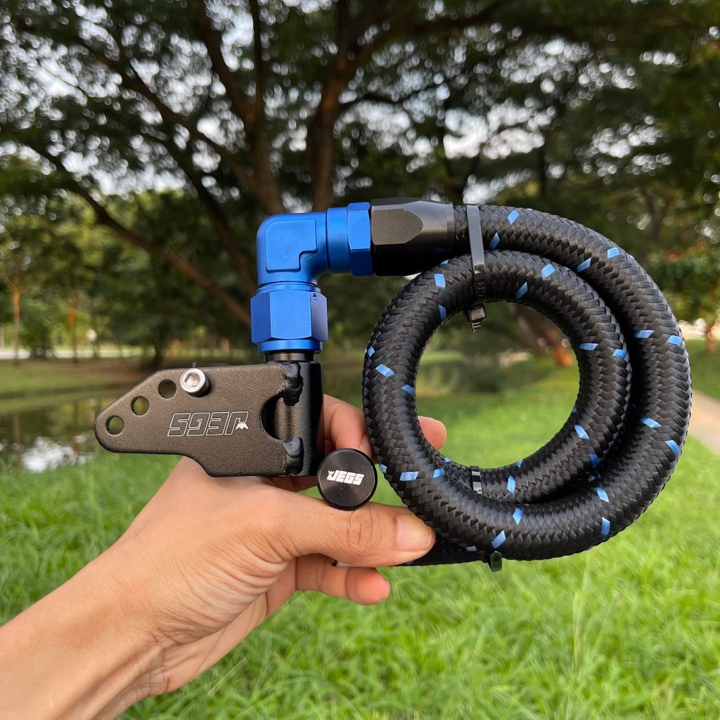 ราคาพิเศษ สายระบายไอสีดำสายถักเบอร์ 10ยาว 88 cmพร้อมหัวต่อระบายไอ Dmax1.9 U4/3.0 ปี 2020 -2023