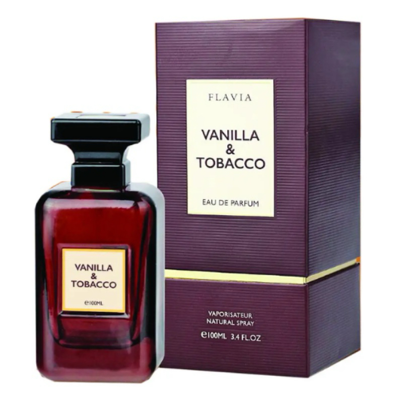 น้ำหอม Flavia Vanilla & Tobacco unisex edp โคลน ทอมฟอด Tobacco vanille 100ml