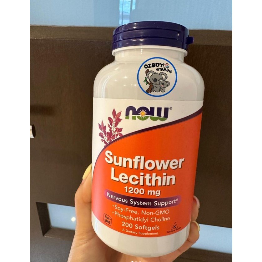 NOW Sunflower Lecithin 1200 mg