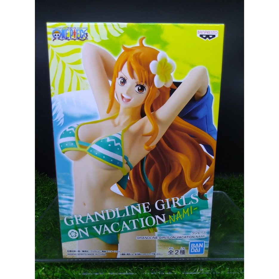 (ของแท้ หายาก) นามิ วันพีช One Piece Grandline Girls On Vacation - Nami Green Ver.