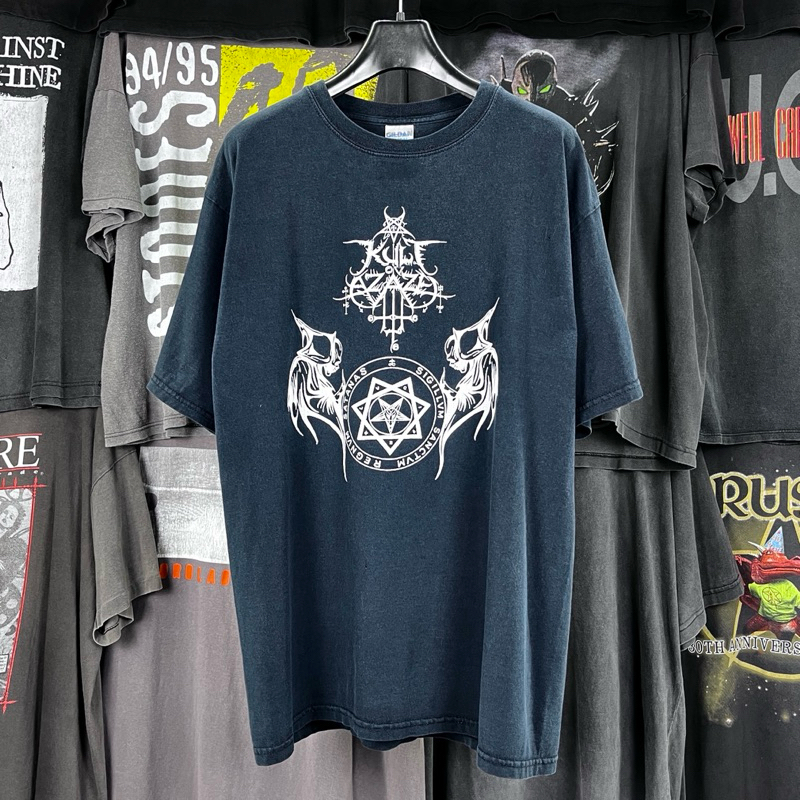 🗿พร้อมส่ง📮เสื้อวงมือสอง Kult ov Azazel Tour 2004