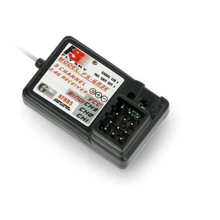 (สินค้าในไทย) Receiver ตัวรับสัญญาณ Flysky FS-GR3E AFHDS 2.4G 3CH