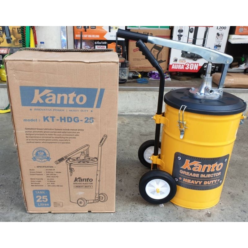 ถังอัดจารบีมือโยก Kanto 25ลิตร KT-HDG-25