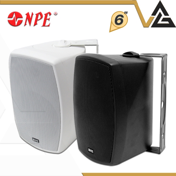 NPE HB-602 40W ตู้ลำโพง ติดผนัง 6 นิ้ว ลำโพง ห้องประชุม ร้านกาแฟ ร้านอาหาร คาเฟ่ Wallmount Speaker