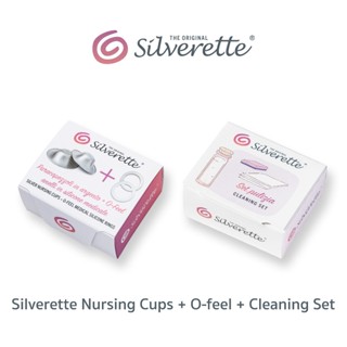 Silverette Nursing Cups + O-Feel Ring + Silverette Cleaning …