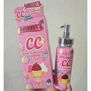 CC walnut โลชั่นปรับสภาพผิว ป้องกันแสงแดด กันน้ำดีมาก