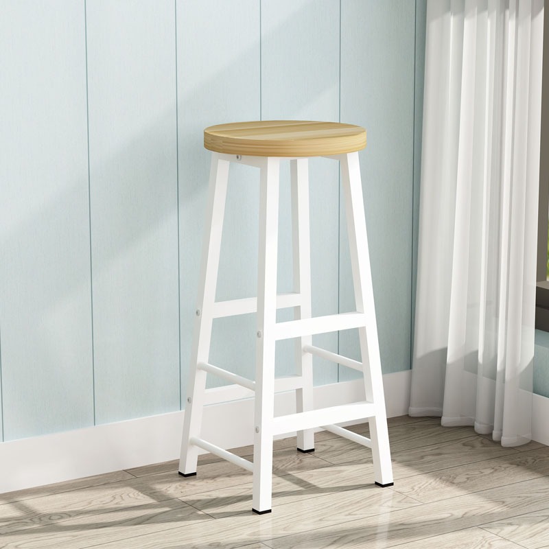 MMY เก้าอี้บาร์ เก้าอี้กลม 30X30X75CM แข็งแรง รับน้ำหนักได้ 250 KG เหมาะสำหรับบาร์ อเนกประสงค์ COD - รูปที่ 3