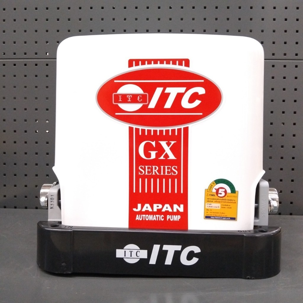 ITC ปั๊มน้ำอัตโนมัติ แรงดันคงที่ 250 วัตต์ รุ่น HTC-M250 GX5 ( ถังเหลี่ยม ) ***สามารถออกใบกำกับภาษีได้***