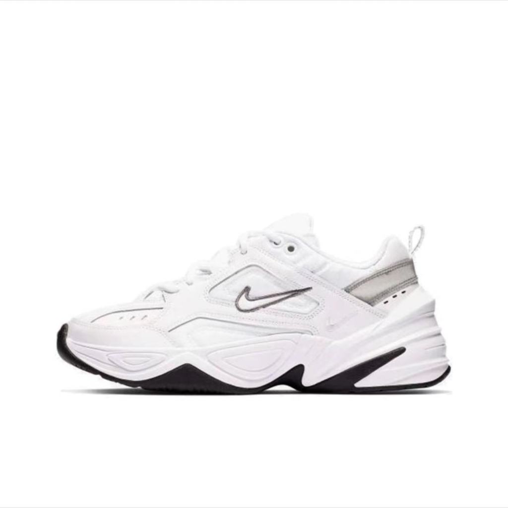 ไนกี้จอแดน แท้💯 Nike M2K Tekno รองเท้ากีฬา รองเท้าผ้าใบลำลอง สีขาว BQ3378-100
