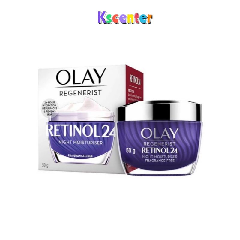 ( 1 กระปุก) โอเลย์ รีเจนเนอรีส เรตินอล24 ไนท์ มอยเจอร์ไรเซอร์Olay Regenerist Retinol24 Night Moistur