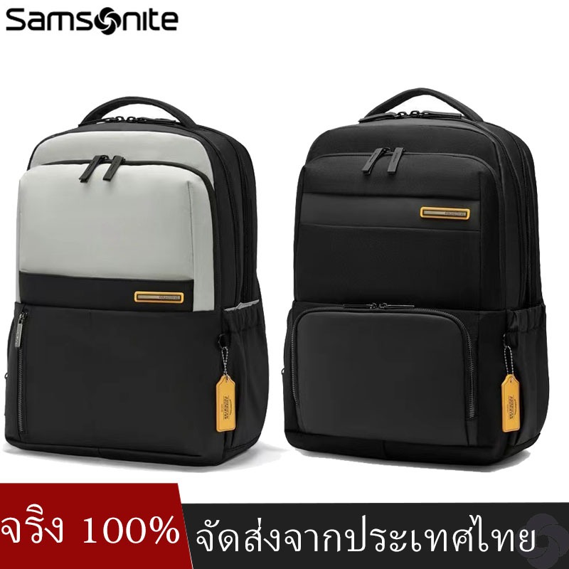 Samsonite Backpack NE2 Fashion Business ความจุสูง กระเป๋าแล็ปท็อป กระเป๋าเป้สะพายหลัง