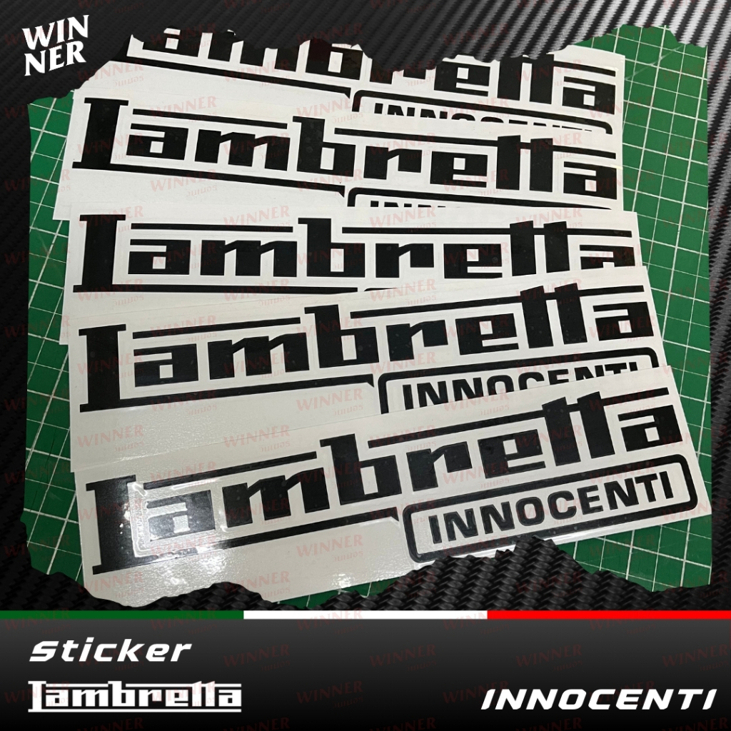 สติ๊กเกอร์ไดคัท ลาย Lambretta innocenti