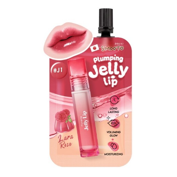 (1ซอง) ลิปเจลลี่ สมูทโตะ Smooto Plumping Jelly Lip 2 กรัม