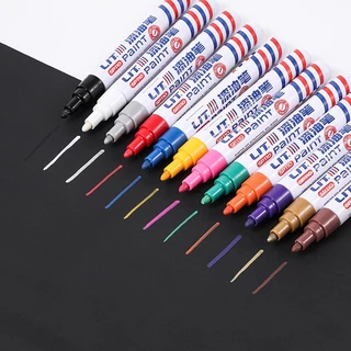 All About Pet ปากกาเขียนป้ายทะเบียน Paint ปากกาเขียนยางรถยนต์ รถมอเตอร์ไซค์ เขียนป้ายทะเบียน กันน้ำ ติดทนทาน