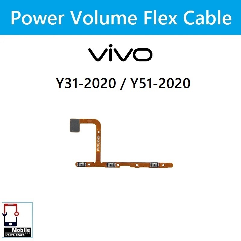 แพรสวิตช์Vivo Y31-2020/Y51-2020 แพรpower แพรปิดเปิดSwitch flex cable volume button  Vivo Y31-2020/Y5