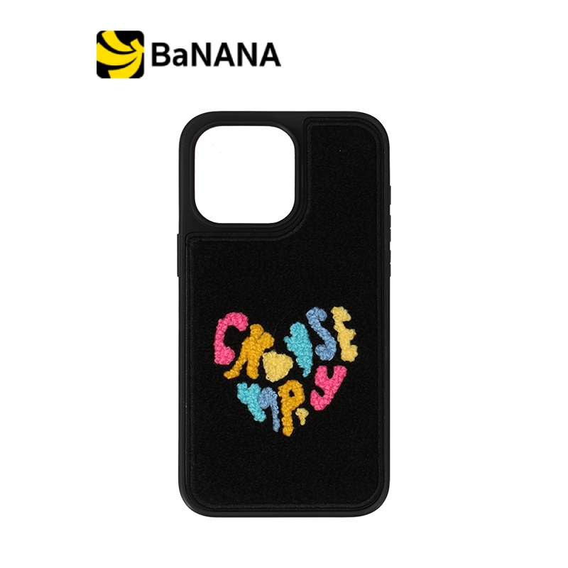 เคส QPLUS iPhone 15 Pro Max Colorful Happy Black by Banana IT