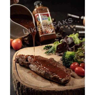 (ขายดี)​ซอสบาบีคิวสไปซี่ ซอสราดสเต็ก ขนาด 1000 ml