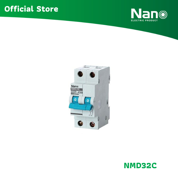 NANO เซอร์กิตเบรกเกอร์ MCB 2 Pole 6kA รุ่น NMD32C