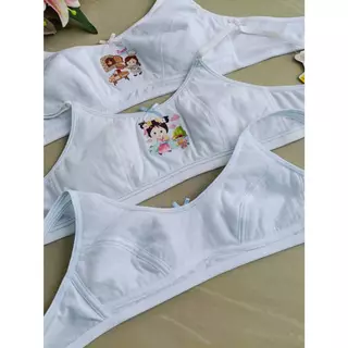 JINTANA บราไม่มีโครง ตะขอหลัง ฟองน้ำใยสังเคราะห์ ผ้า Cotton เนื้อนุ่ม ไม่อับชื้น