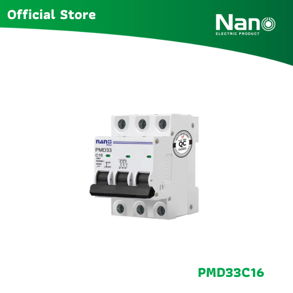 NANO เซอร์กิตเบรกเกอร์ NANO PLUS 3P 6kA รุ่น PMD33C