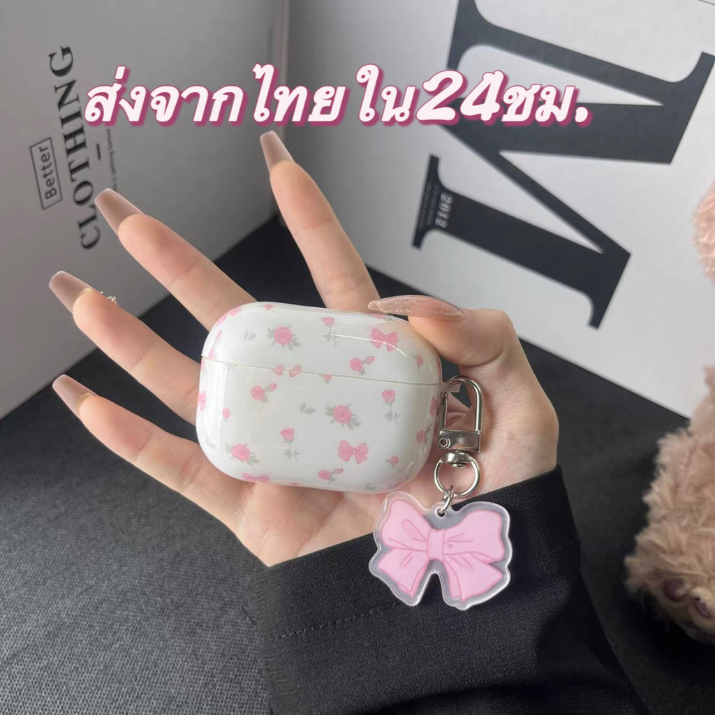 ล่าสุด เคสแอร์พอด 3 2 1 pro2 Case for Airpods pro ดอกไม้ เการป้องกันการตก ซิลิโคนนิ่ม Soft Case Airpod gen 3 2021