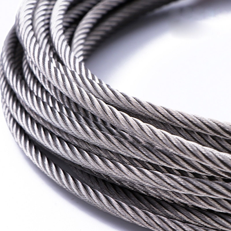 สลิงสแตนเลสเคลือบพีวีซี สีดำเคลือบ 304สแตนเลส 1-1.5-2-2.5-3 มิลลิเมตร ขนาดม้วนละ 100เมตร เหมาะสำหรับรั้ว เครน สะพานเหล็ก - รูปที่ 6